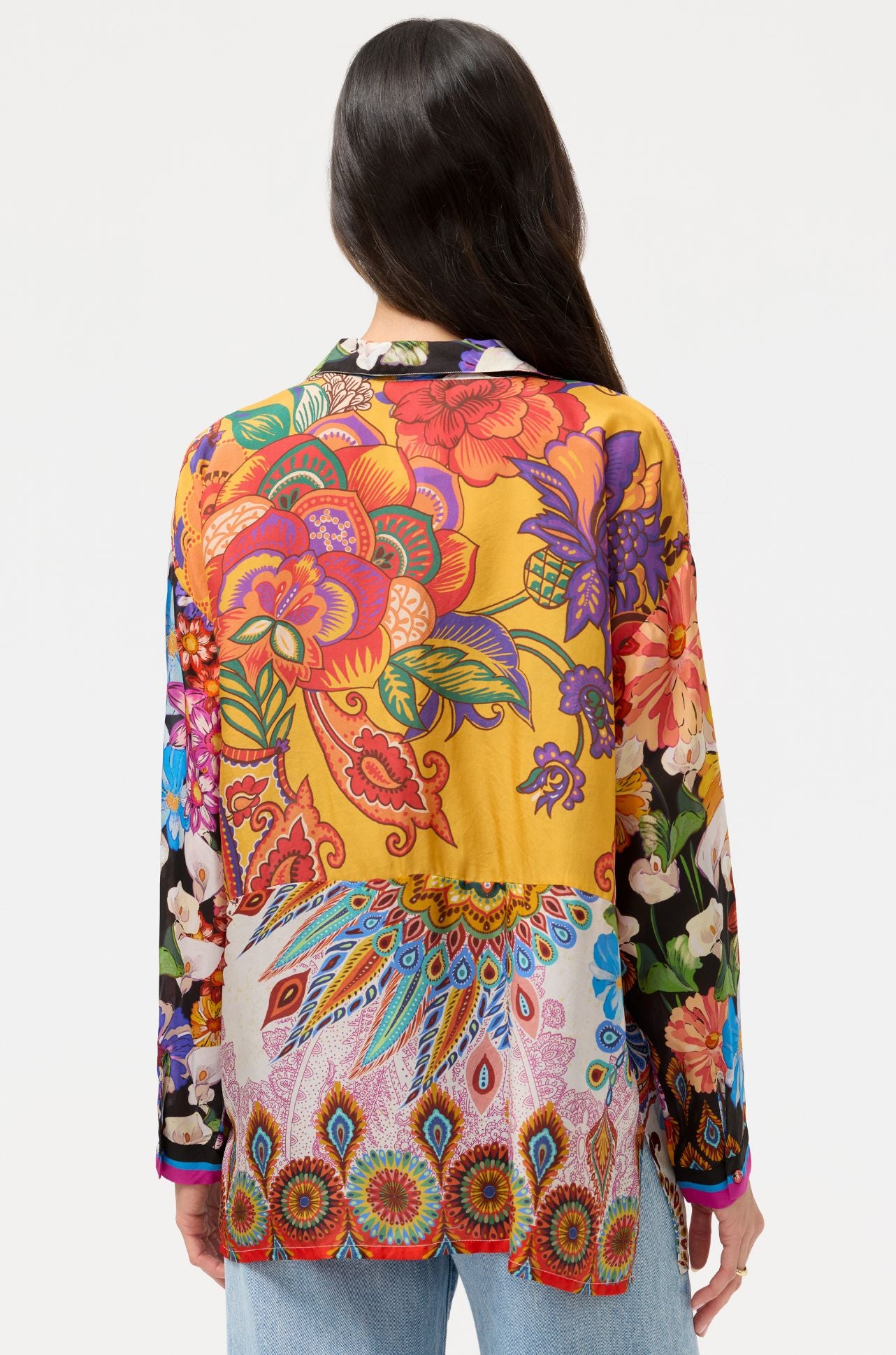 Johnny Was - The Audrey Shirt in Magnolia Patchwork