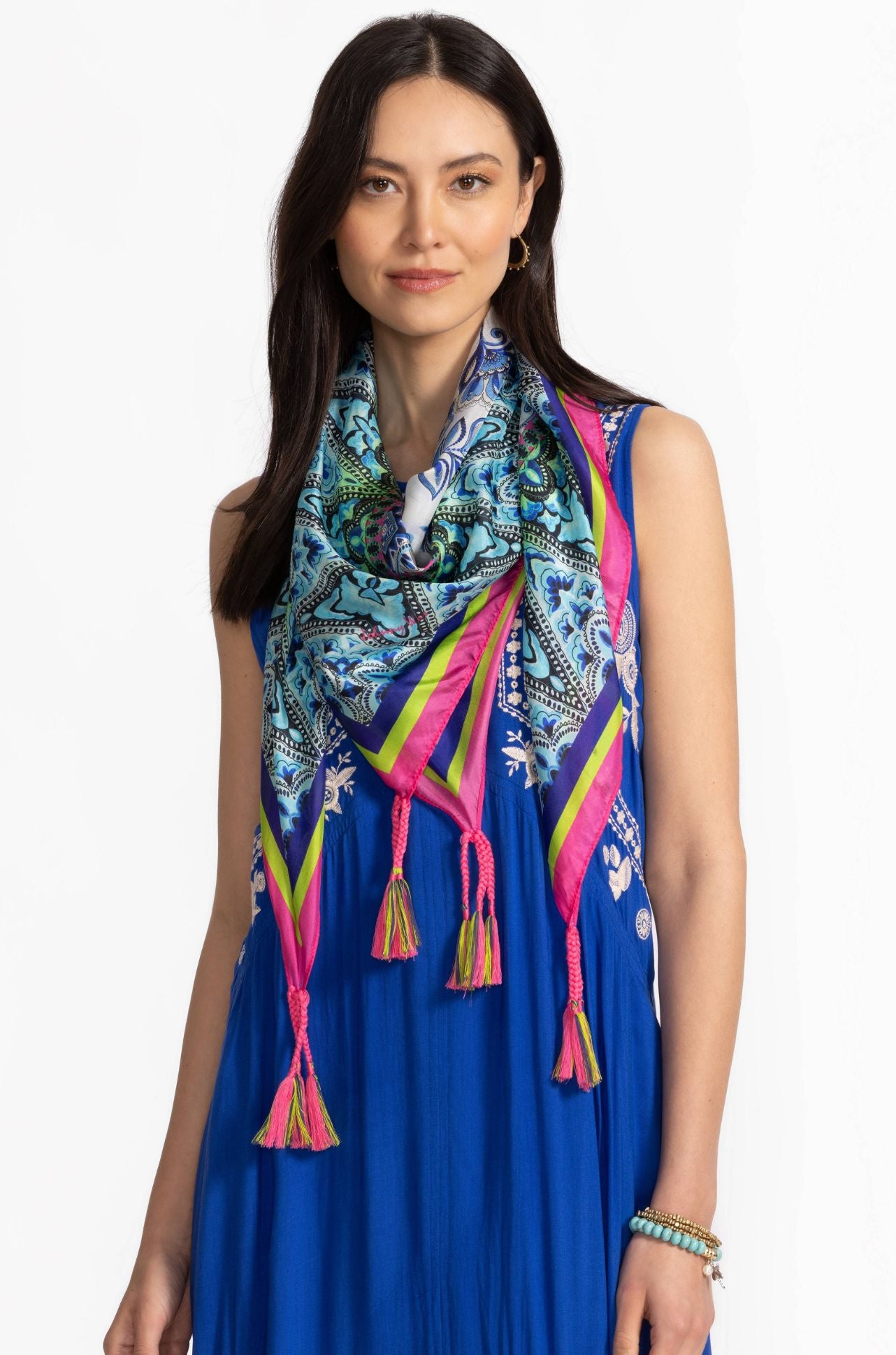 Johnny Was - Silk Scarf in Elaine