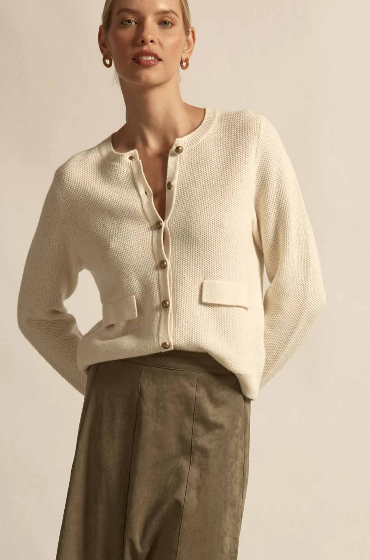 Zoe Kratzmann - camber knit in alabaster