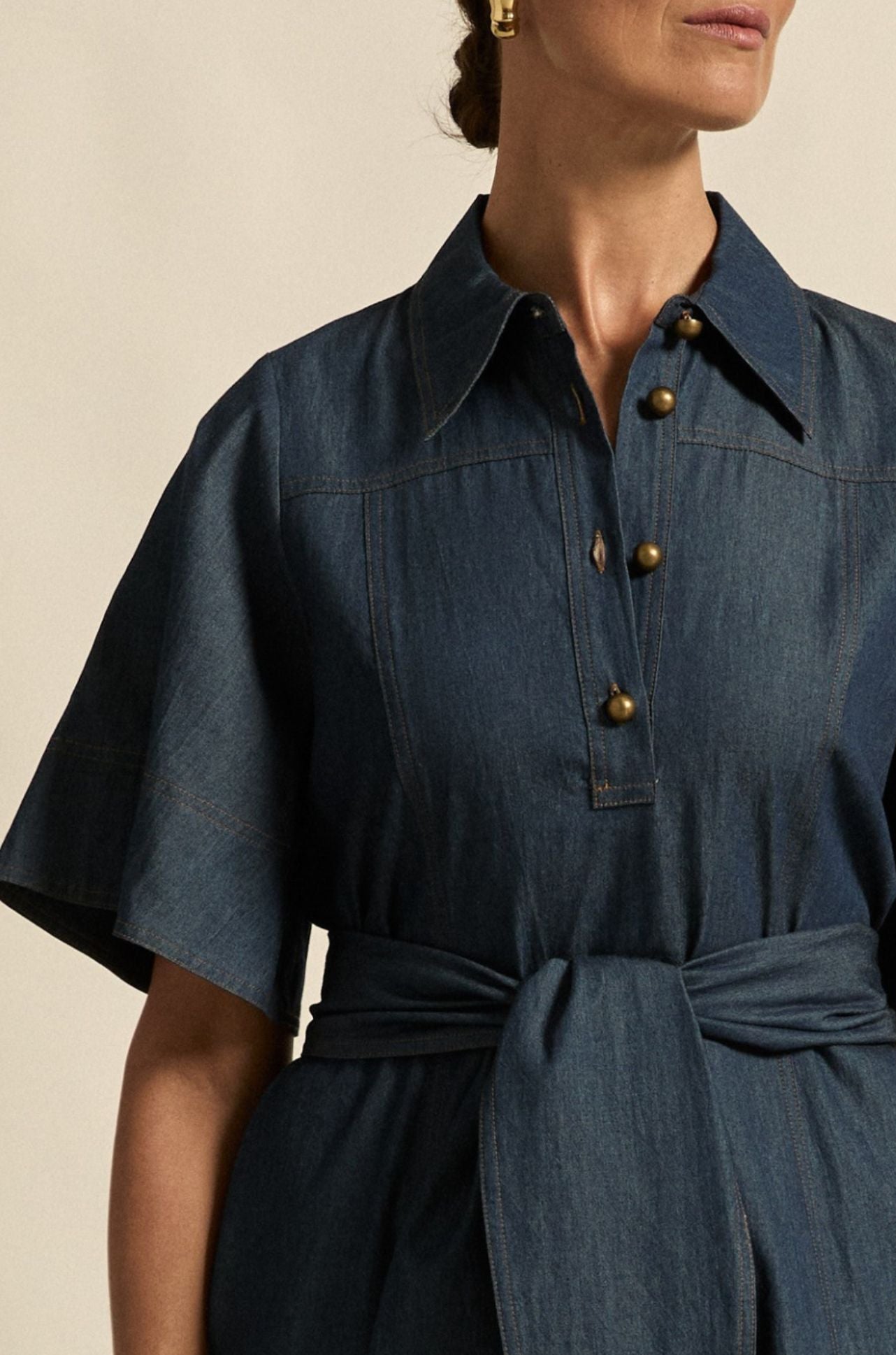 zoe kratzmann - cameo dress in dark chambray