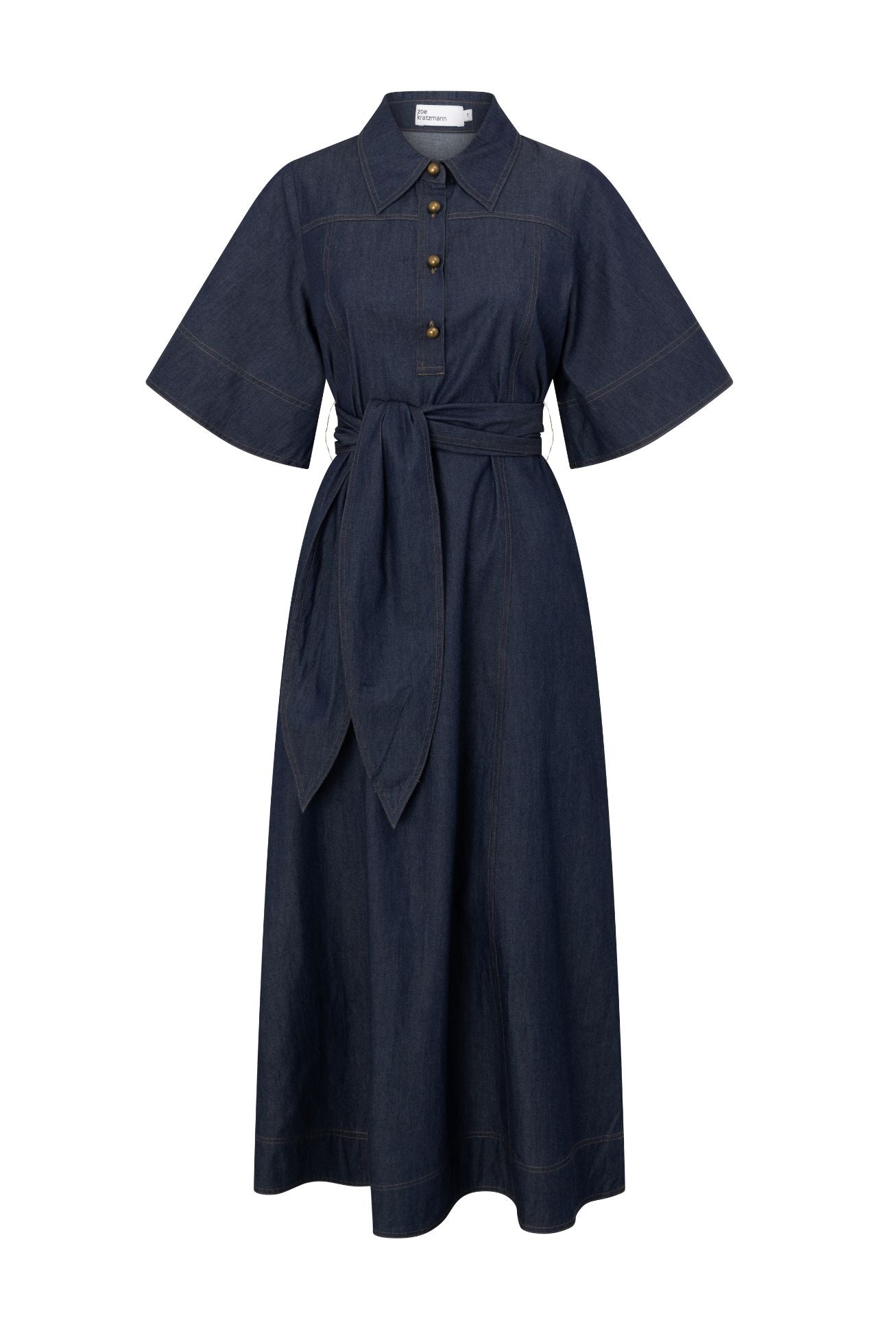 zoe kratzmann - cameo dress in dark chambray