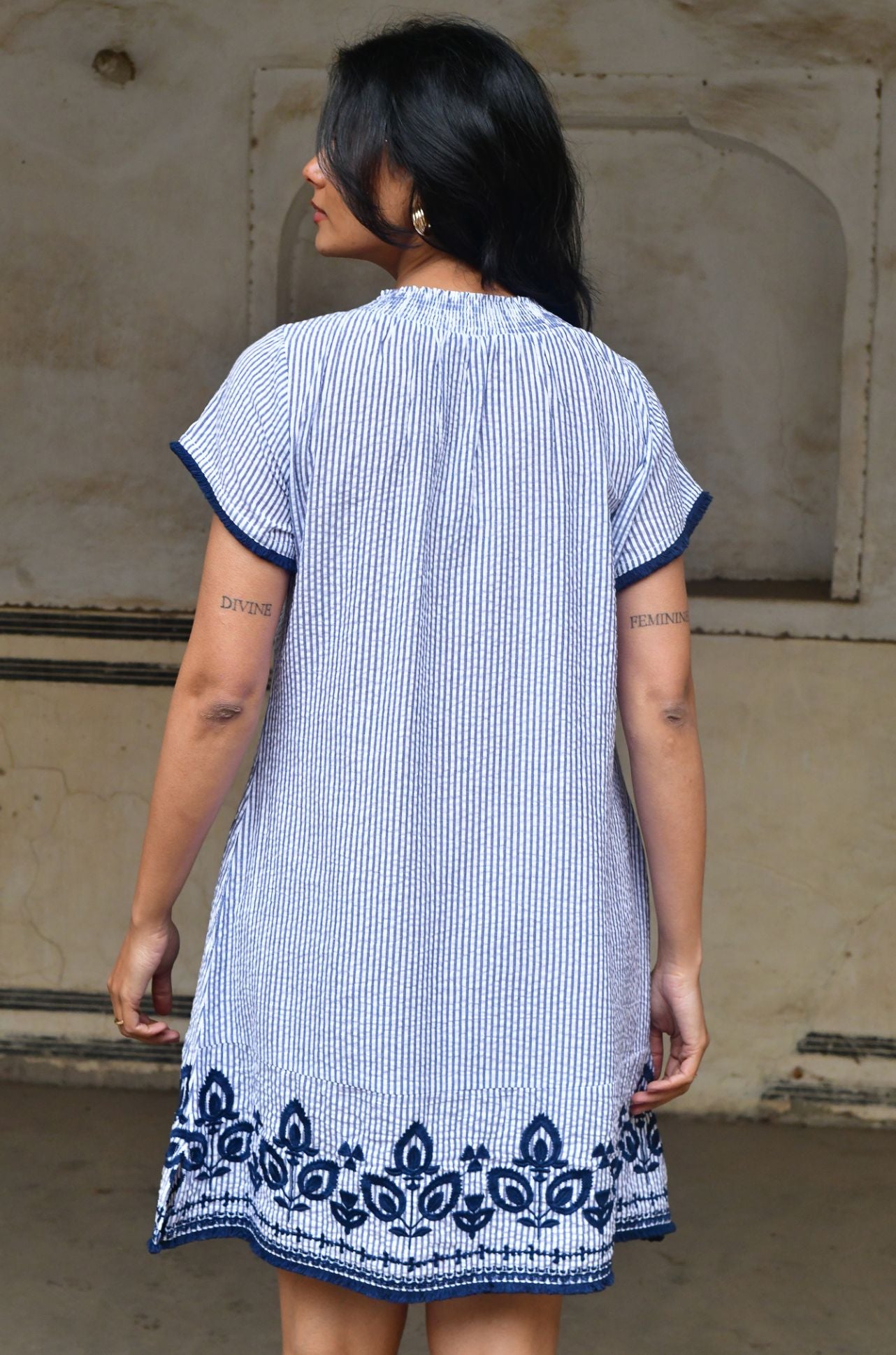 Azure and Indigo - Day Dress