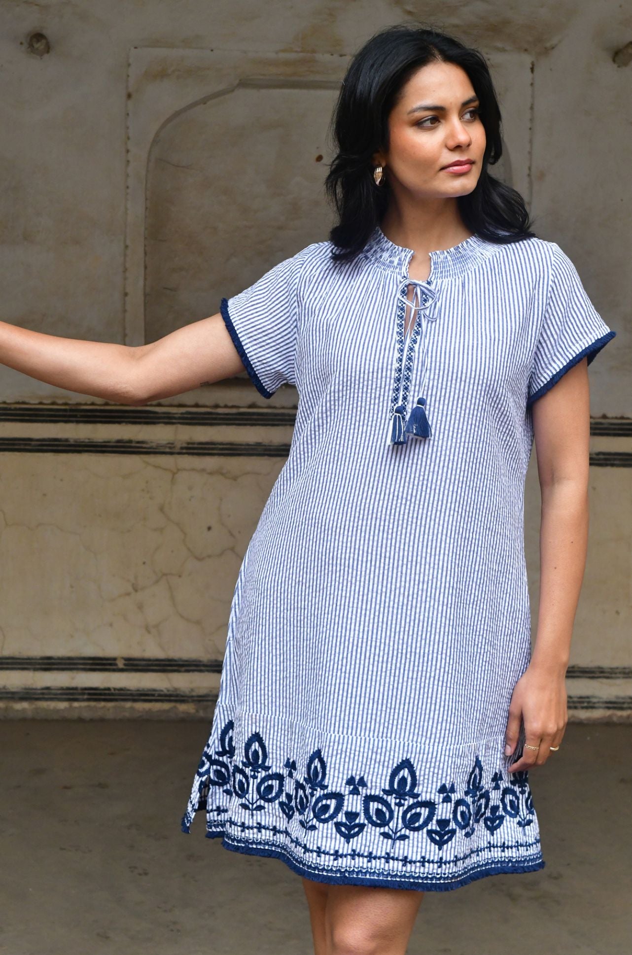 Azure and Indigo - Day Dress