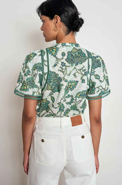 Zoe Kratzmann - charm top in garden paisley