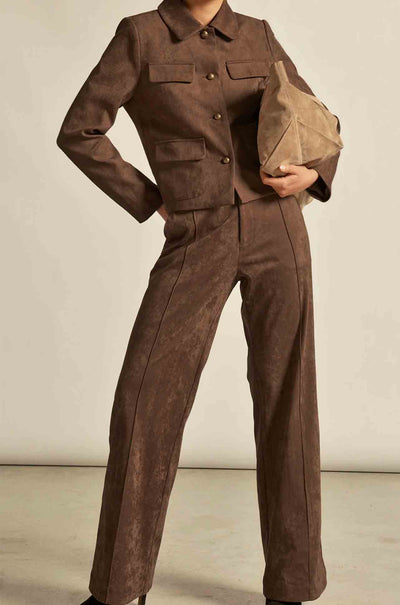 Zoe Kratzmann - chime pant in mocha
