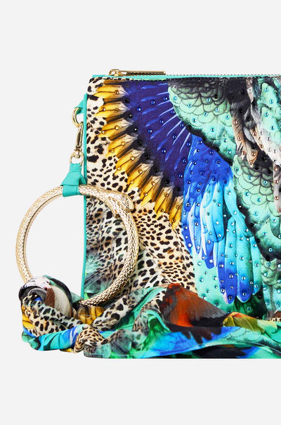 Camilla - Jungle Flight Ring Scarf Clutch