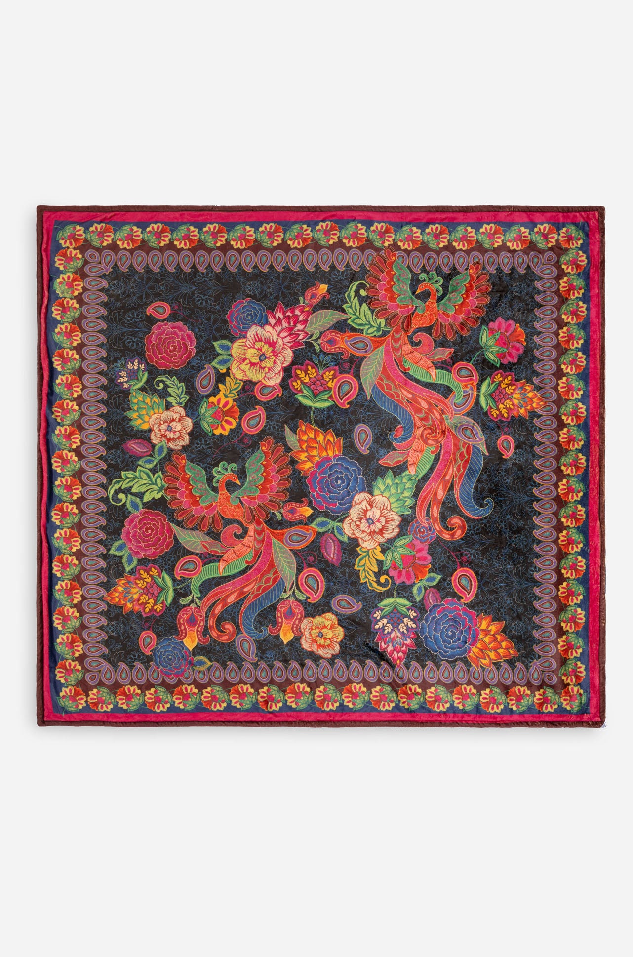 Johnny Was - Laurel Canyon Cozy Blanket in Emberwing Scarf Print