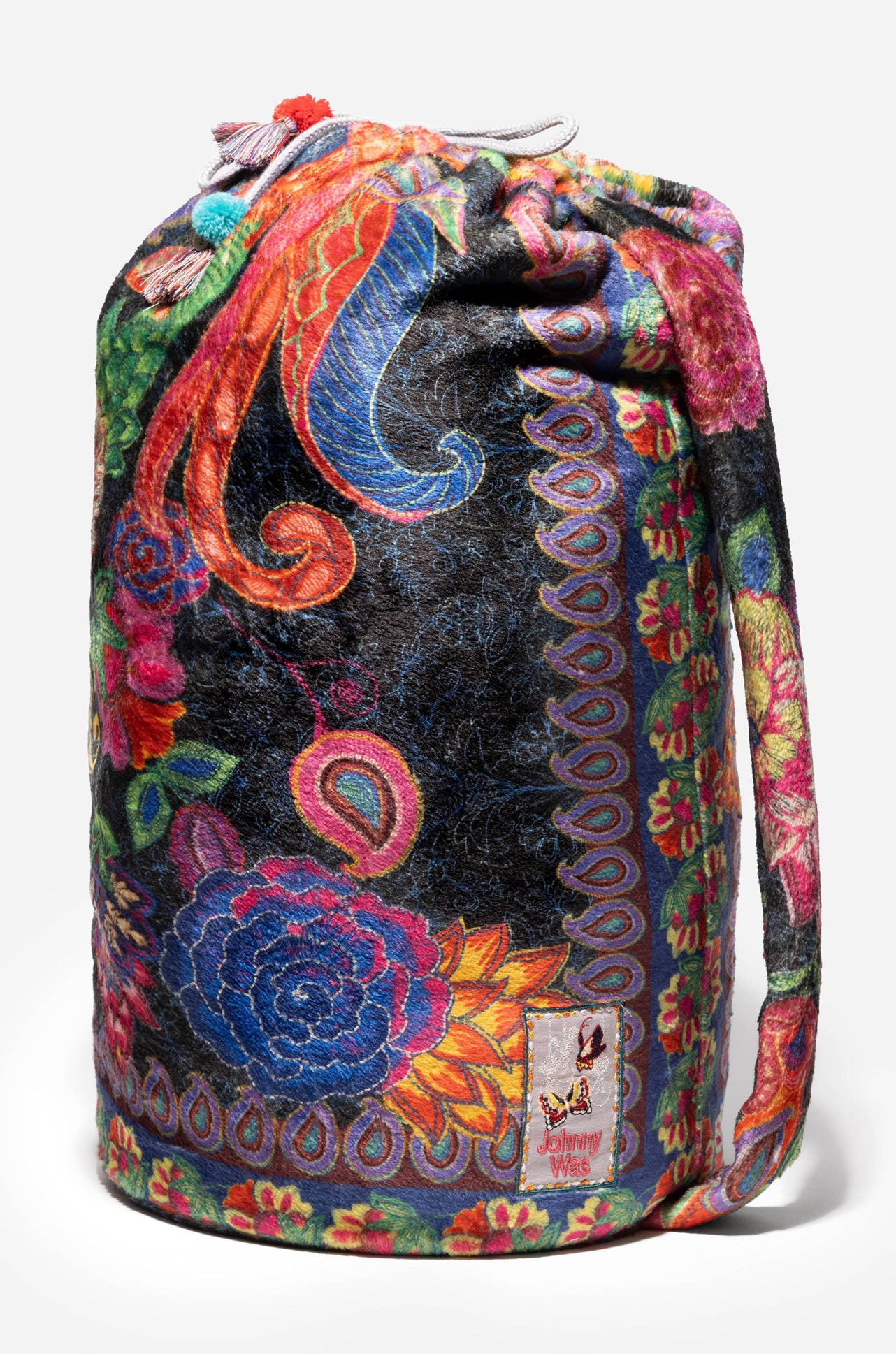 Johnny Was - Laurel Canyon Cozy Blanket in Emberwing Scarf Print