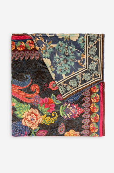 Johnny Was - Laurel Canyon Cozy Blanket in Emberwing Scarf Print