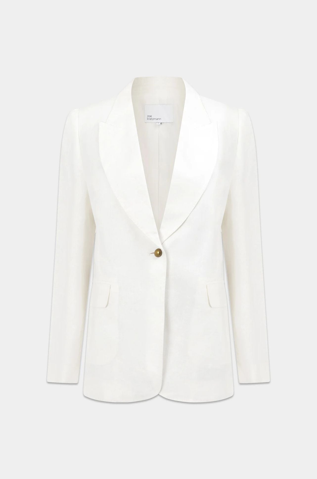 Zoe Kratzmann - crest jacket in alabaster