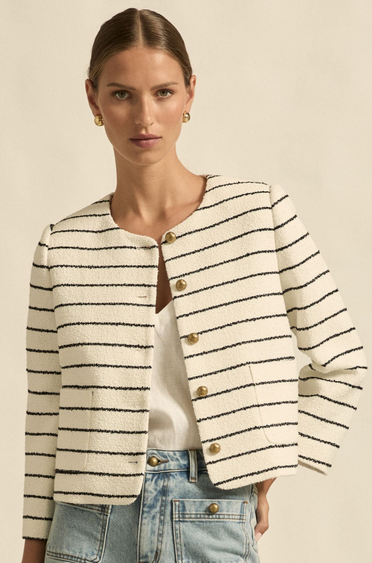 zoe kratzmann - dash jacket in licorice