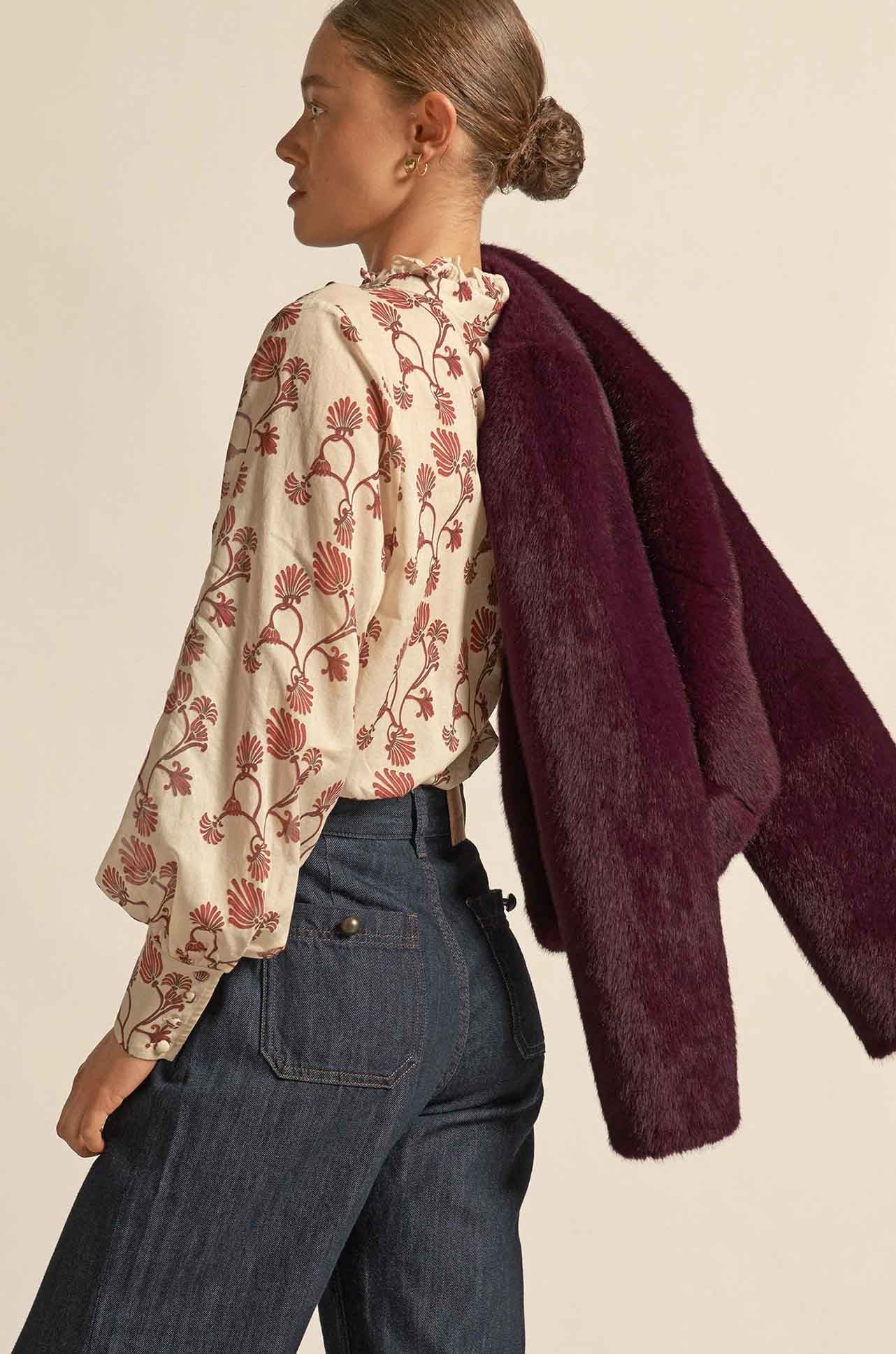 Zoe Kratzmann - dune jacket in berry