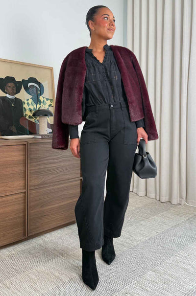 Zoe Kratzmann - dune jacket in berry