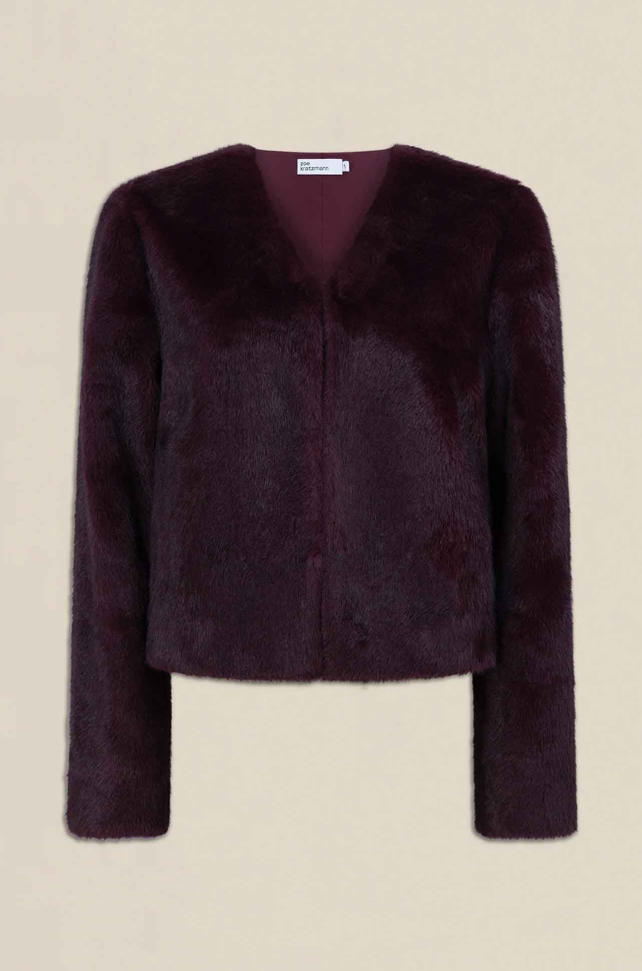 Zoe Kratzmann - dune jacket in berry