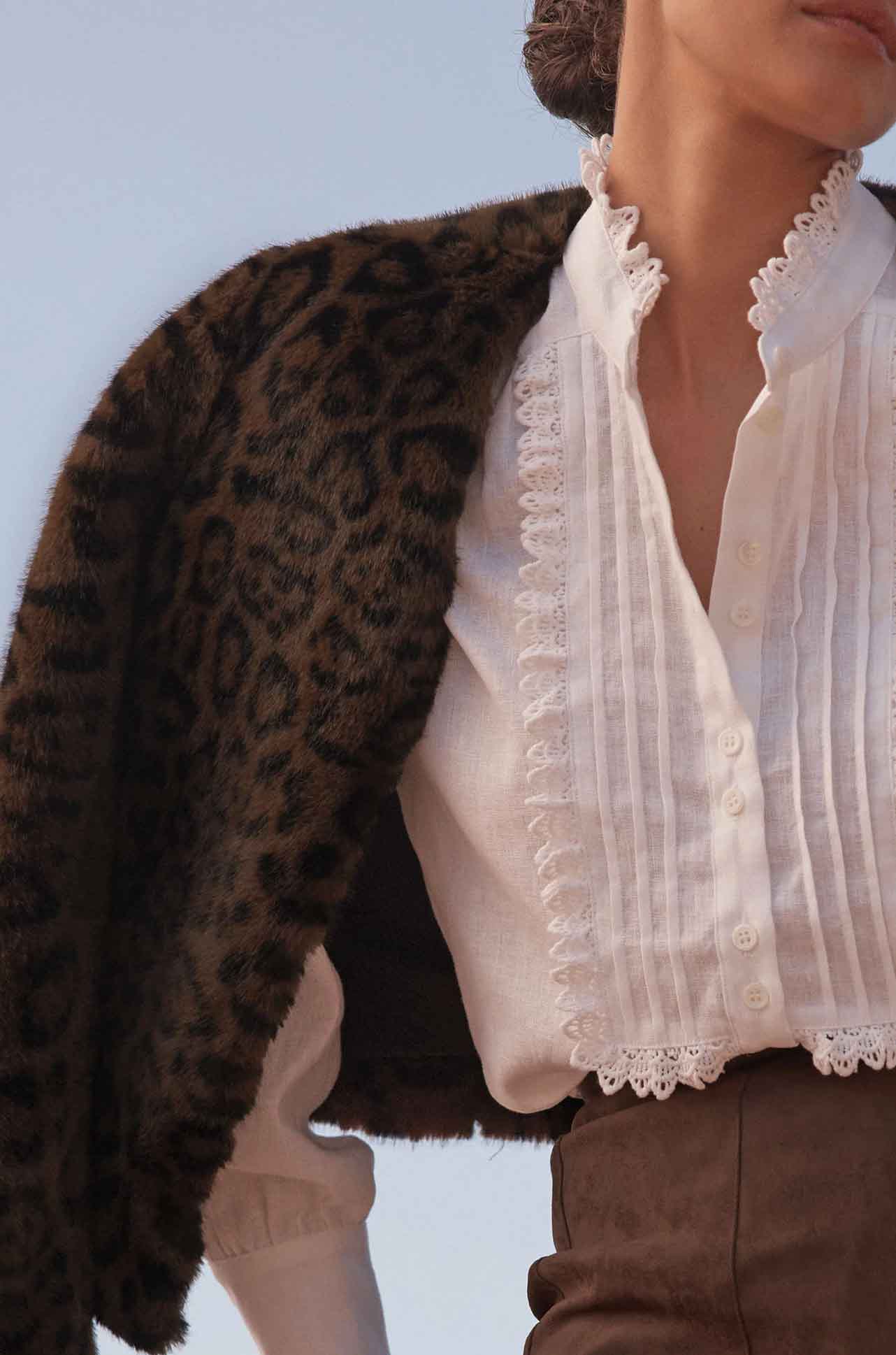 Zoe Kratzmann - dune jacket in ocelot