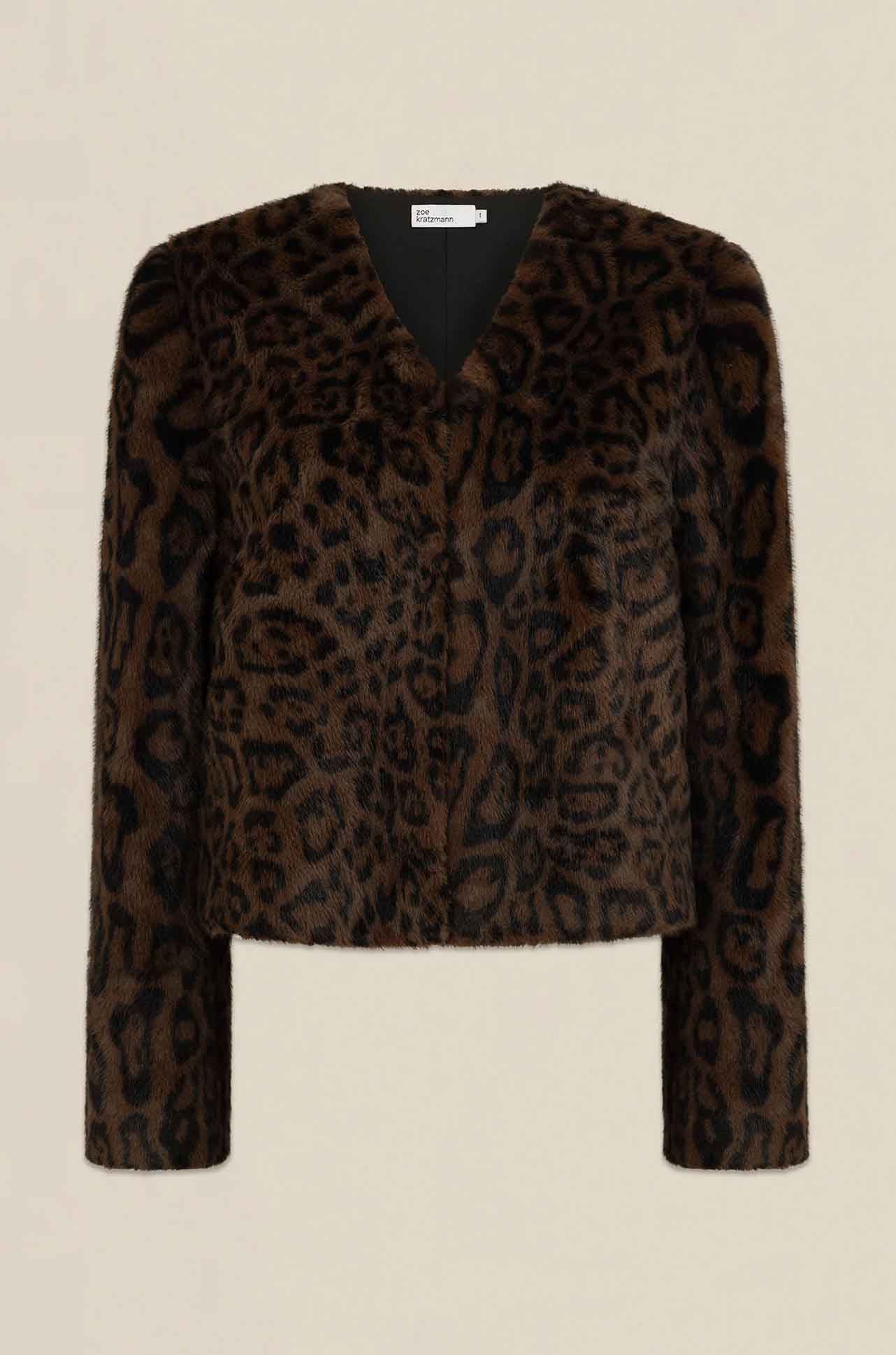Zoe Kratzmann - dune jacket in ocelot