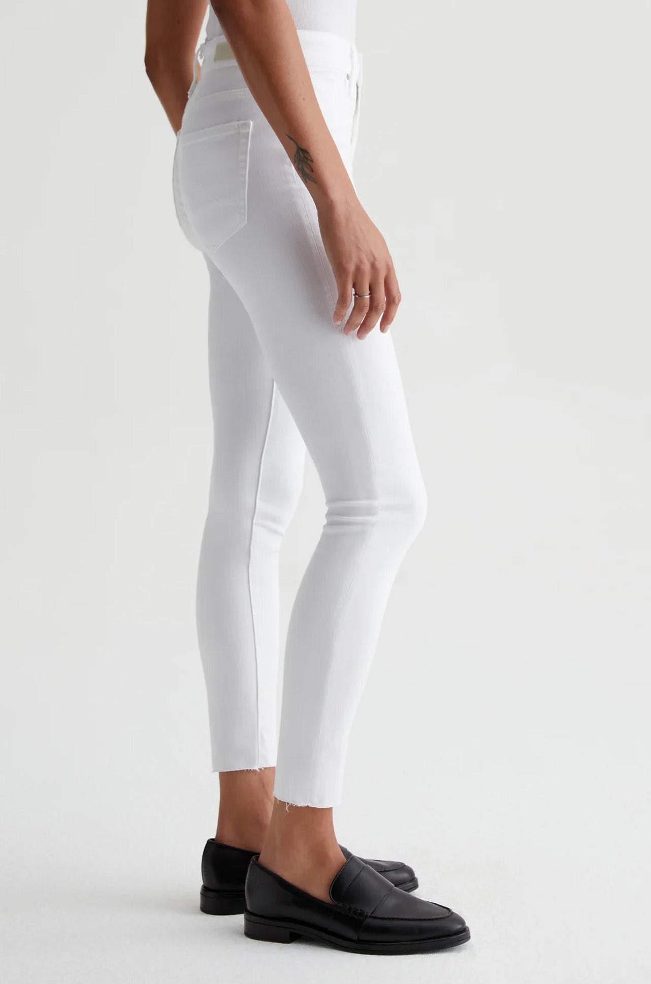 AG Jeans - Farrah Skinny Ankle in White