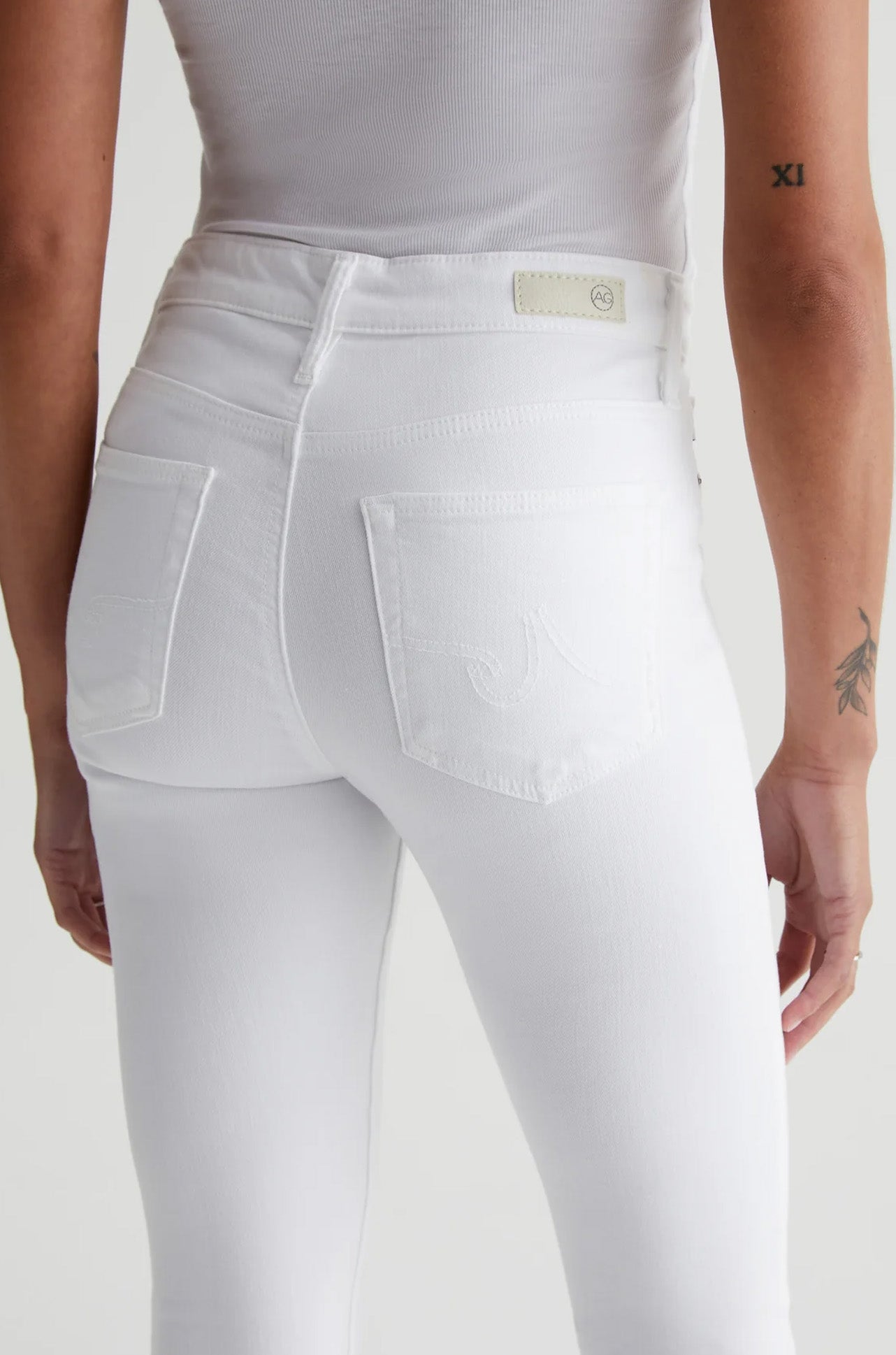 AG Jeans - Farrah Skinny Ankle in White
