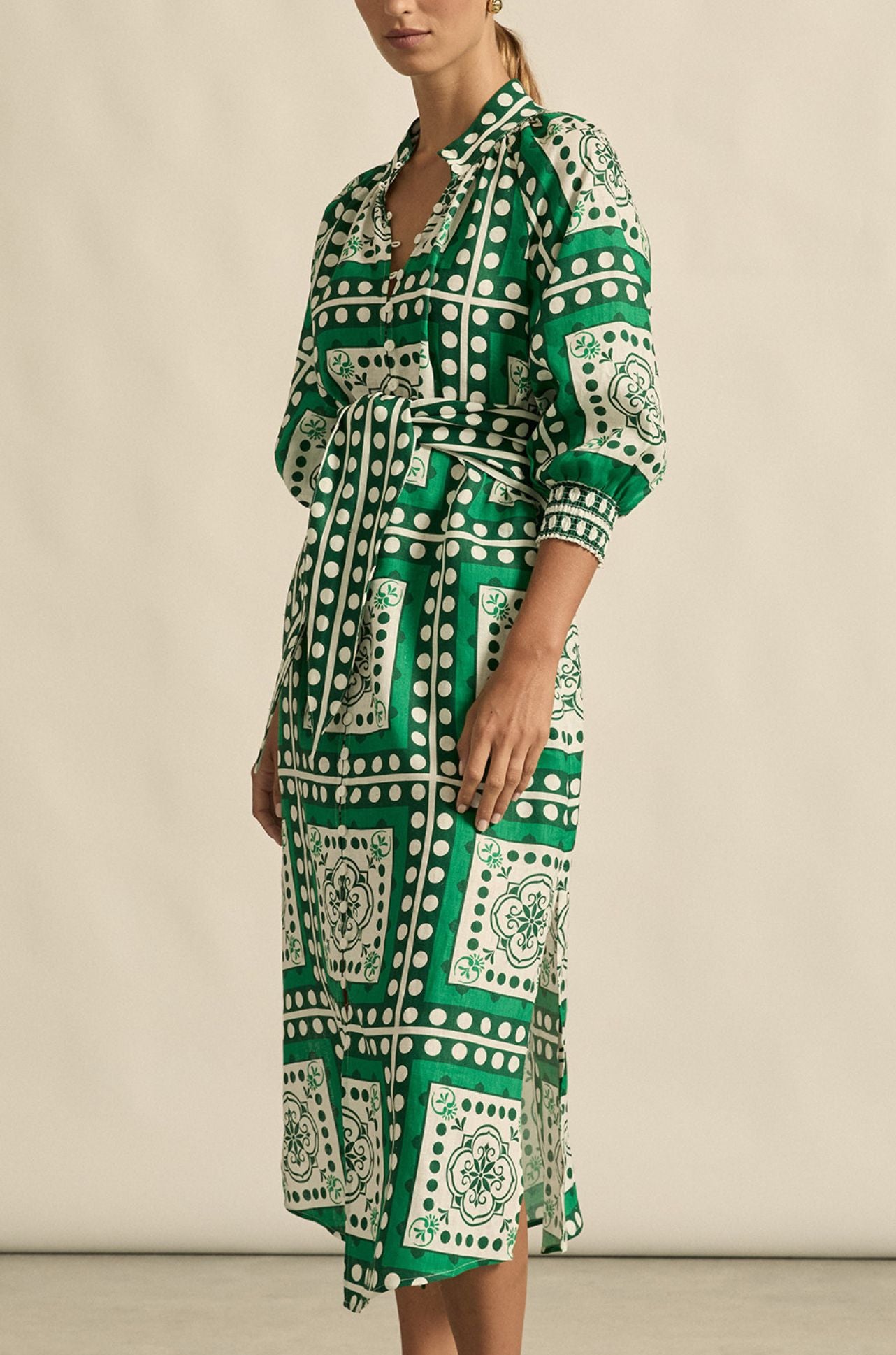 zoe kratzmann - flourish dress in parrot scarf