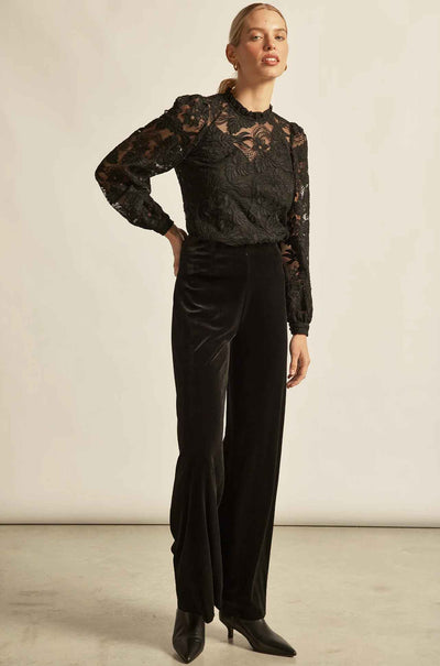 Zoe Kratzmann - glint top in black
