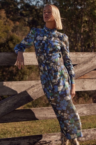 zoe kratzmann - graduate dress in forest blur