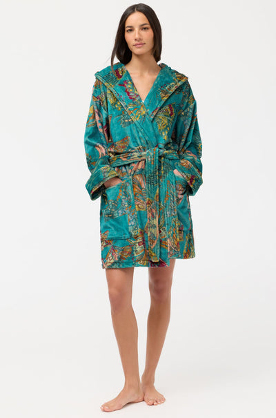 Johnny Was - Short Cozy Robe in Ofelia