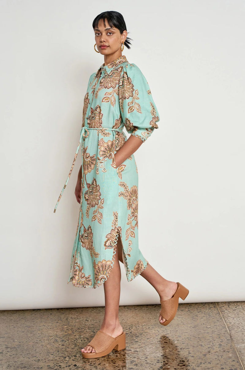 Zoe Kratzmann - heir dress in mint kgari