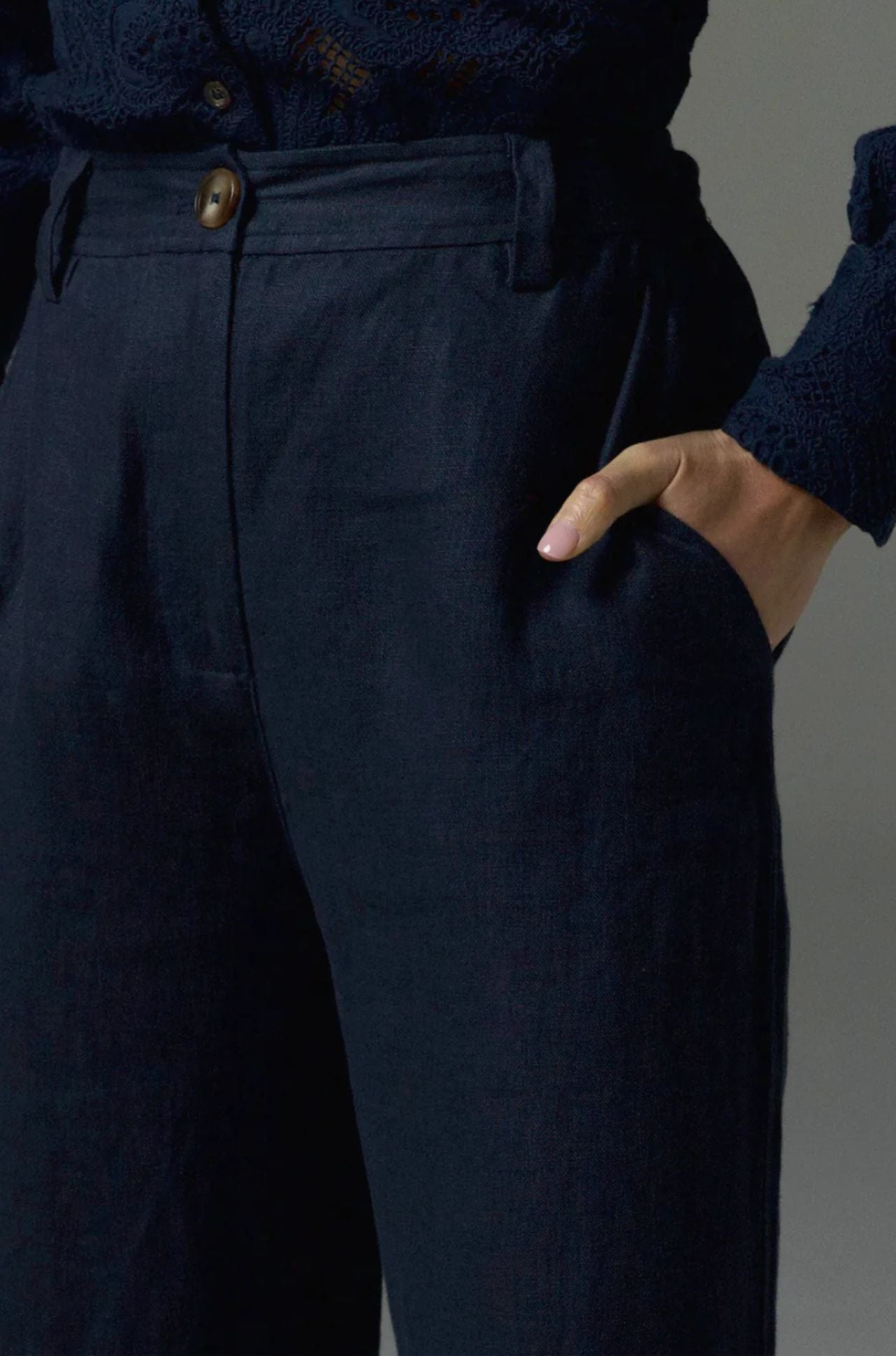 zoe kratzmann - herald pant in midnight