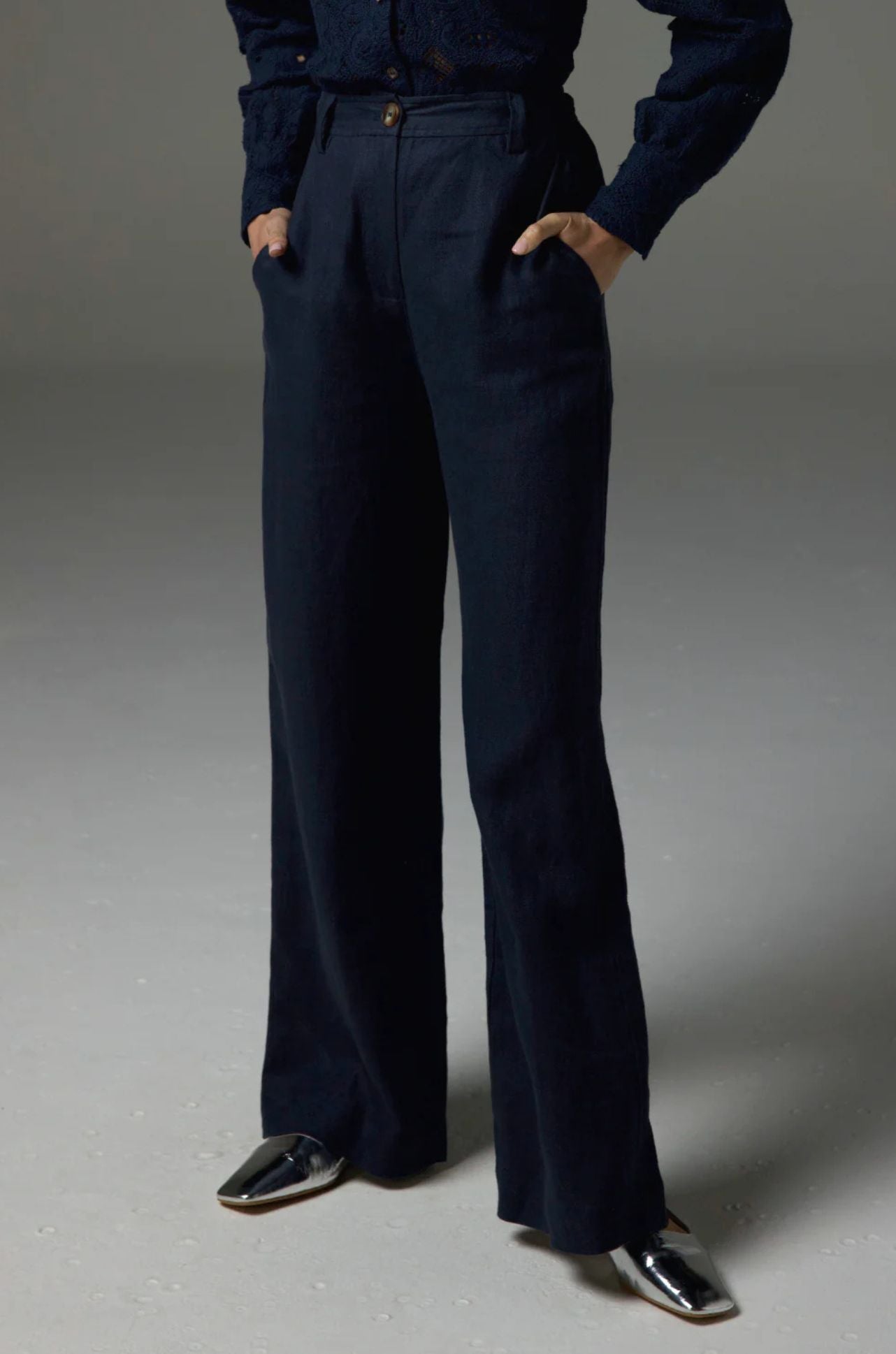 zoe kratzmann - herald pant in midnight