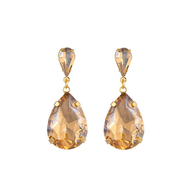Zahar - Jemima Earrings in Champagne