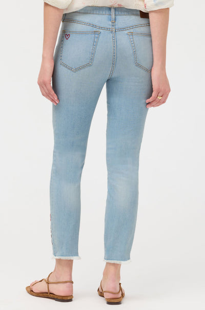 Johnny Was - The Cropped Skinny Jean in Jasmine Honey