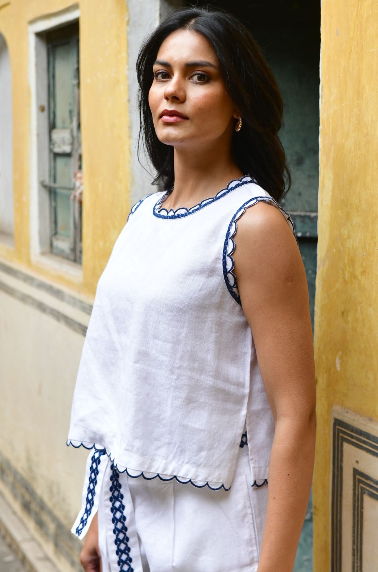 Azure and Indigo - Maya Top