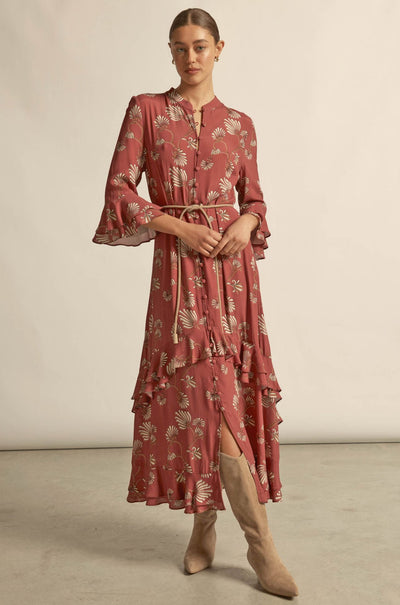 Zoe Kratzmann - nomad dress in berry nouveau