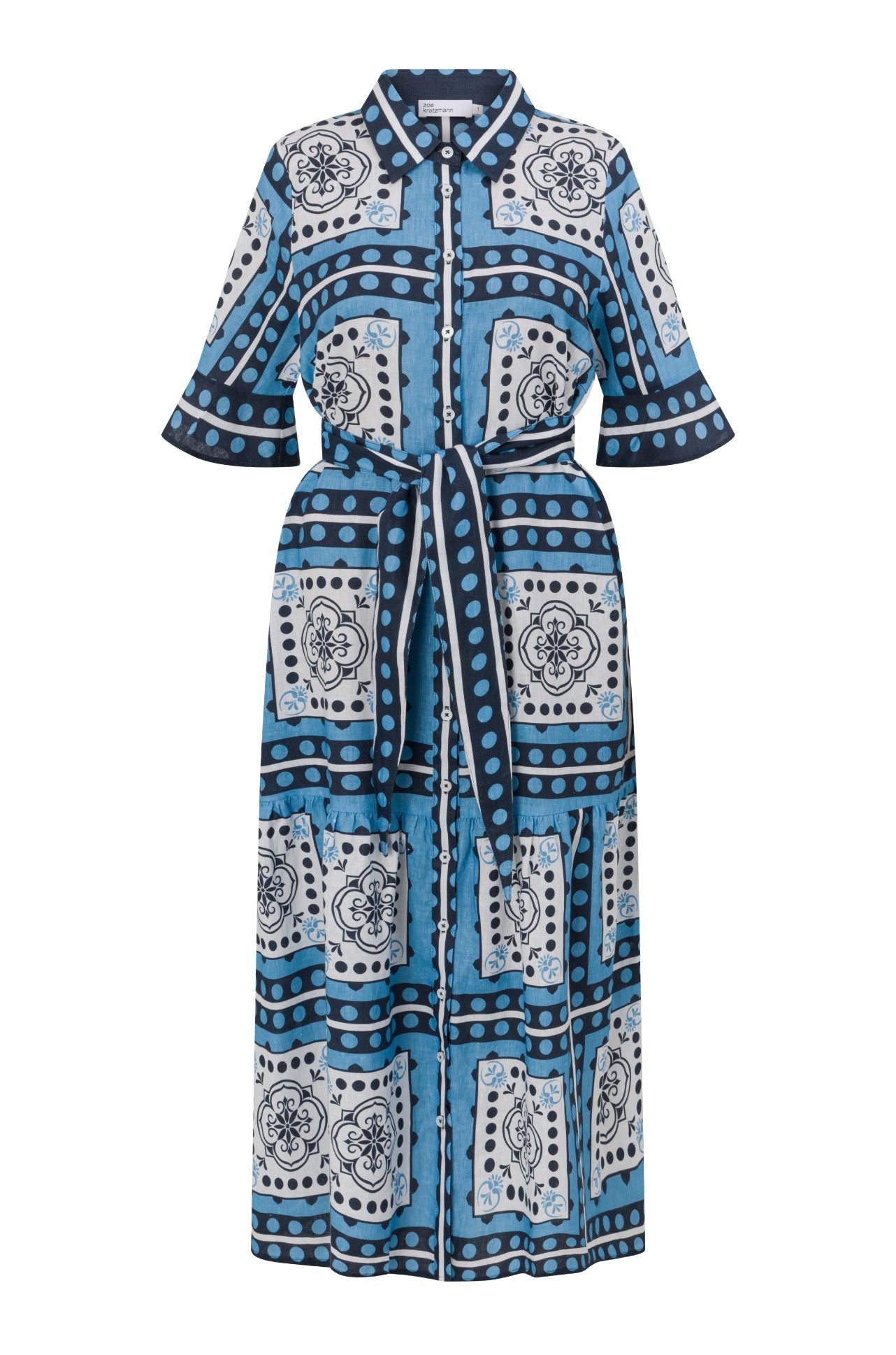 zoe kratzmann - oasis dress in bay scarf