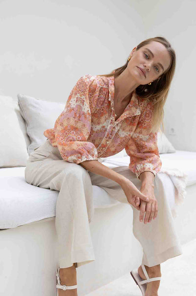 zoe kratzmann - herald pant in pebble