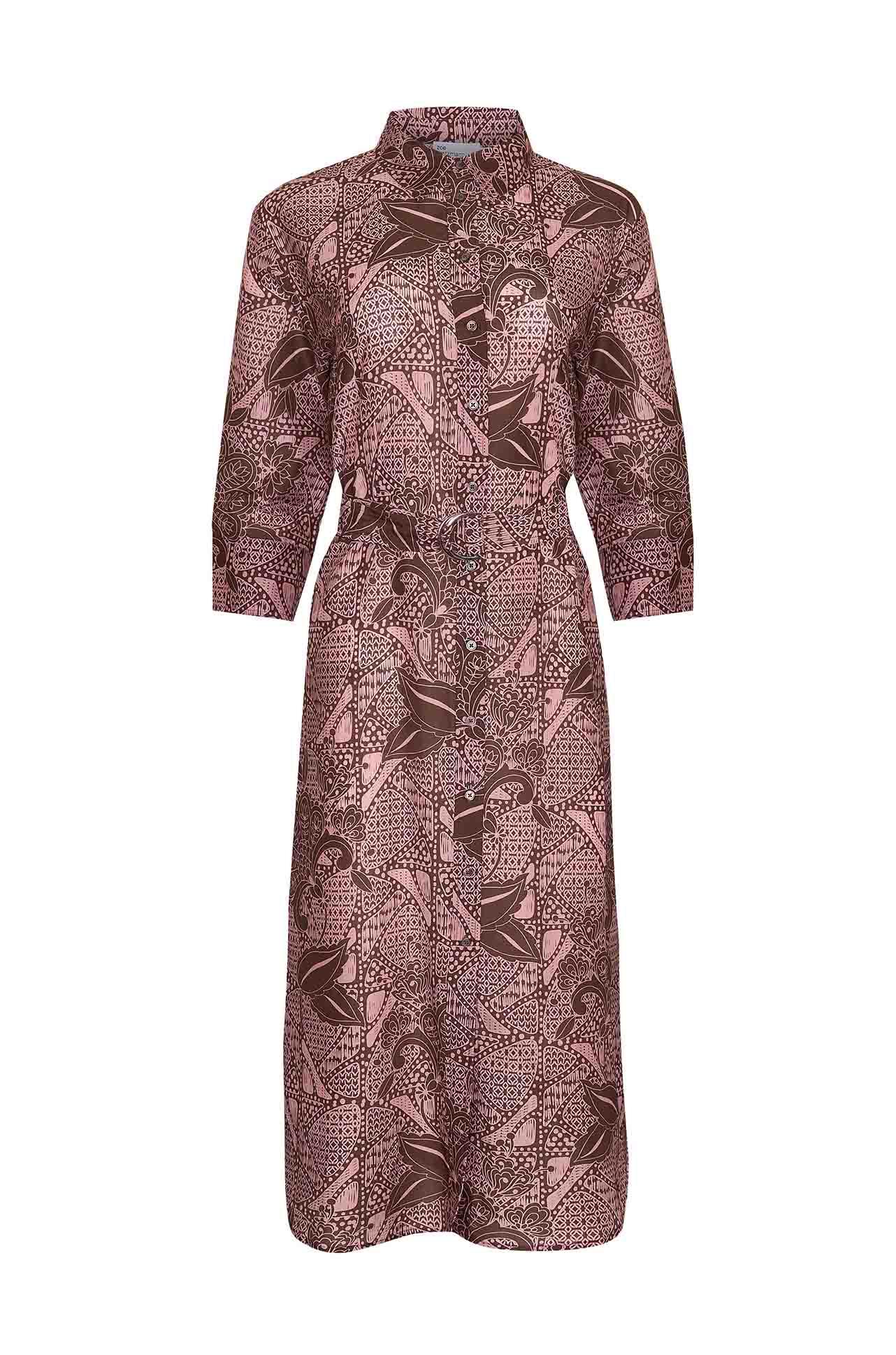zoe kratzmann - pinpoint dress in cacao batik