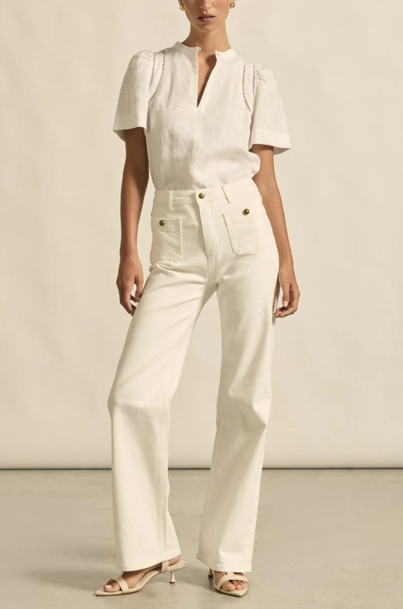 zoe kratzmann - recollect top in porcelain
