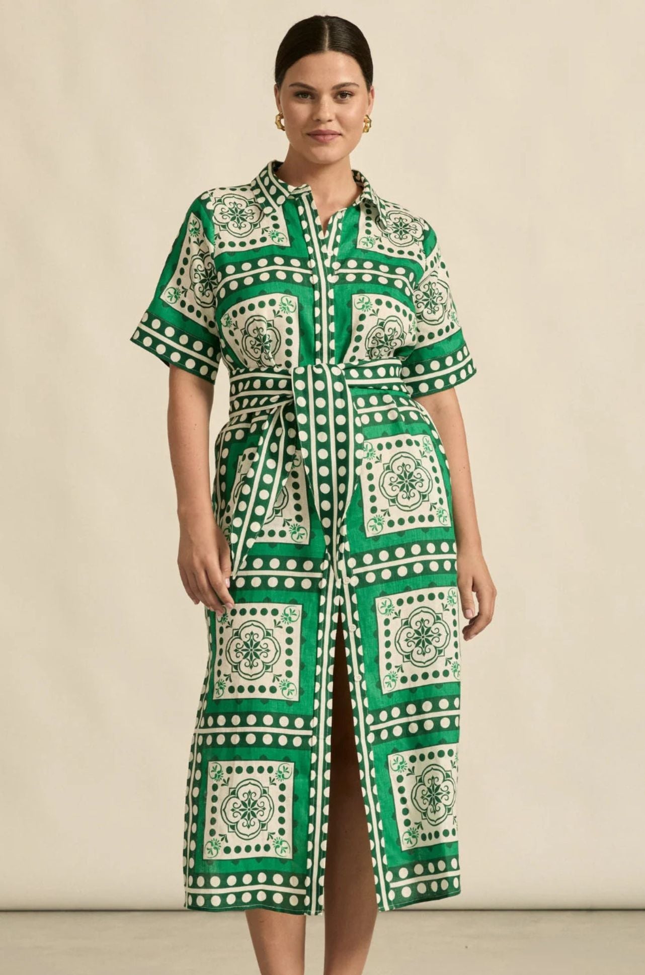 zoe kratzmann - roam dress in parrot scarf