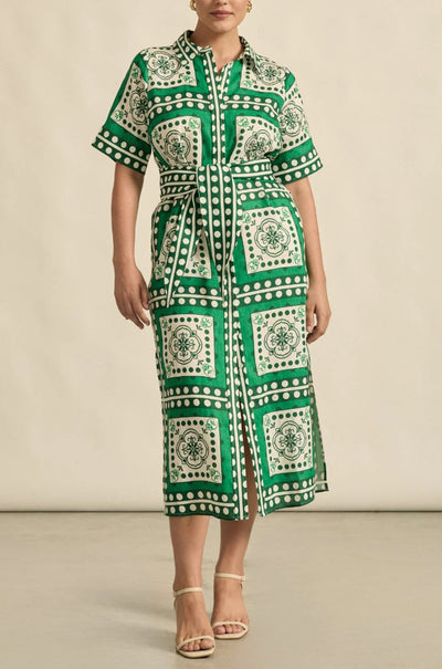 zoe kratzmann - roam dress in parrot scarf