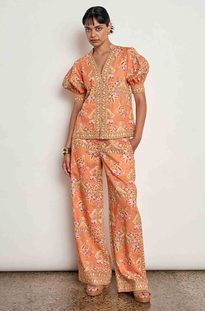 Zoe Kratzmann - sienne top in marigold glow