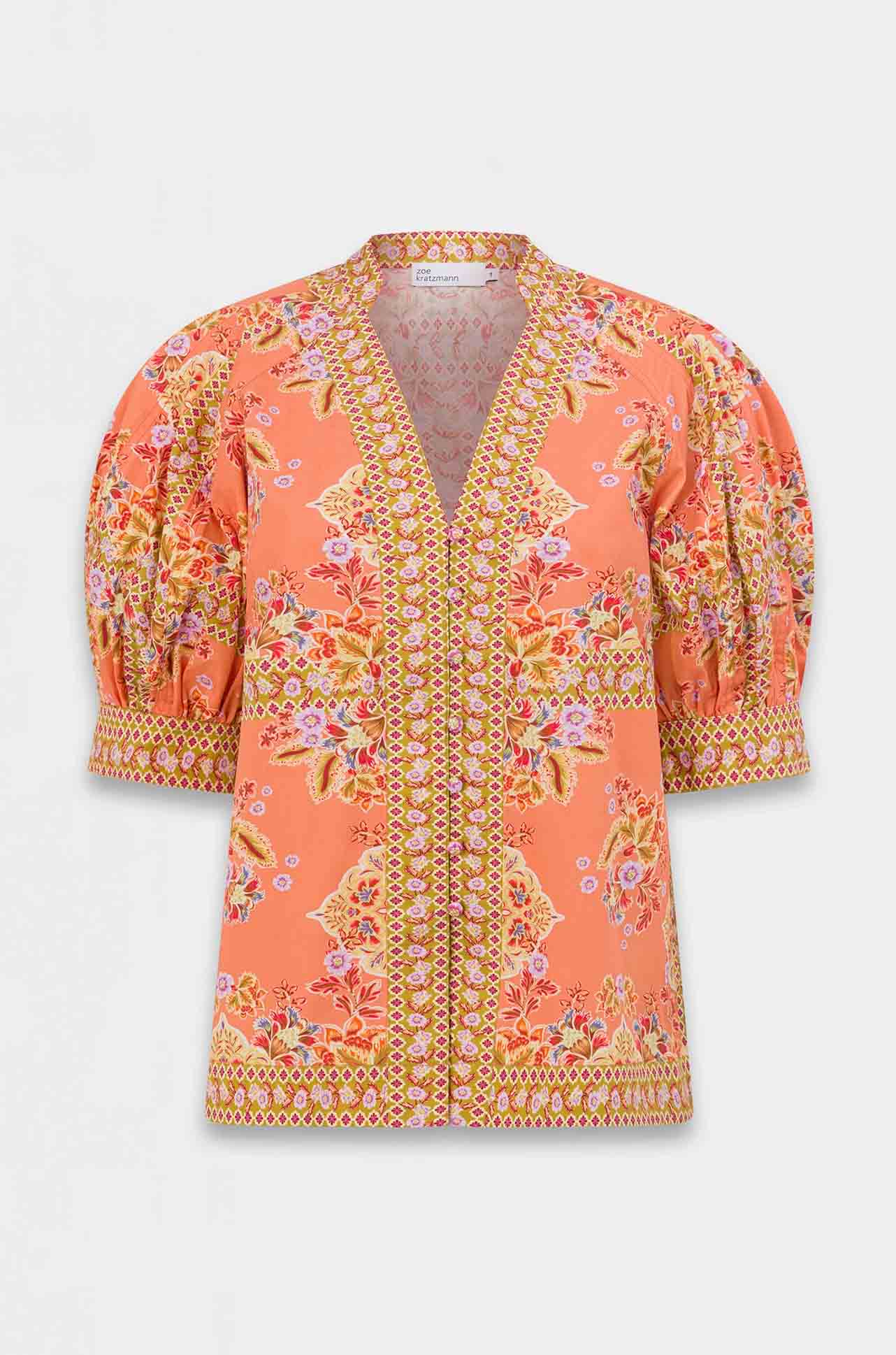 Zoe Kratzmann - sienne top in marigold glow