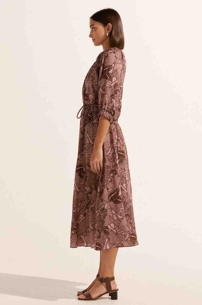 zoe kratzmann - sonata dress in cacao batik