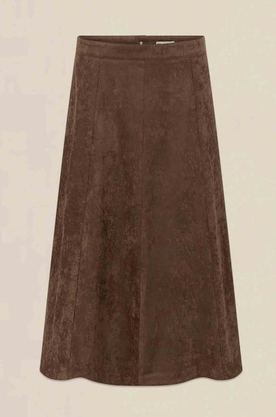 Zoe Kratzmann - stellar skirt in mocha