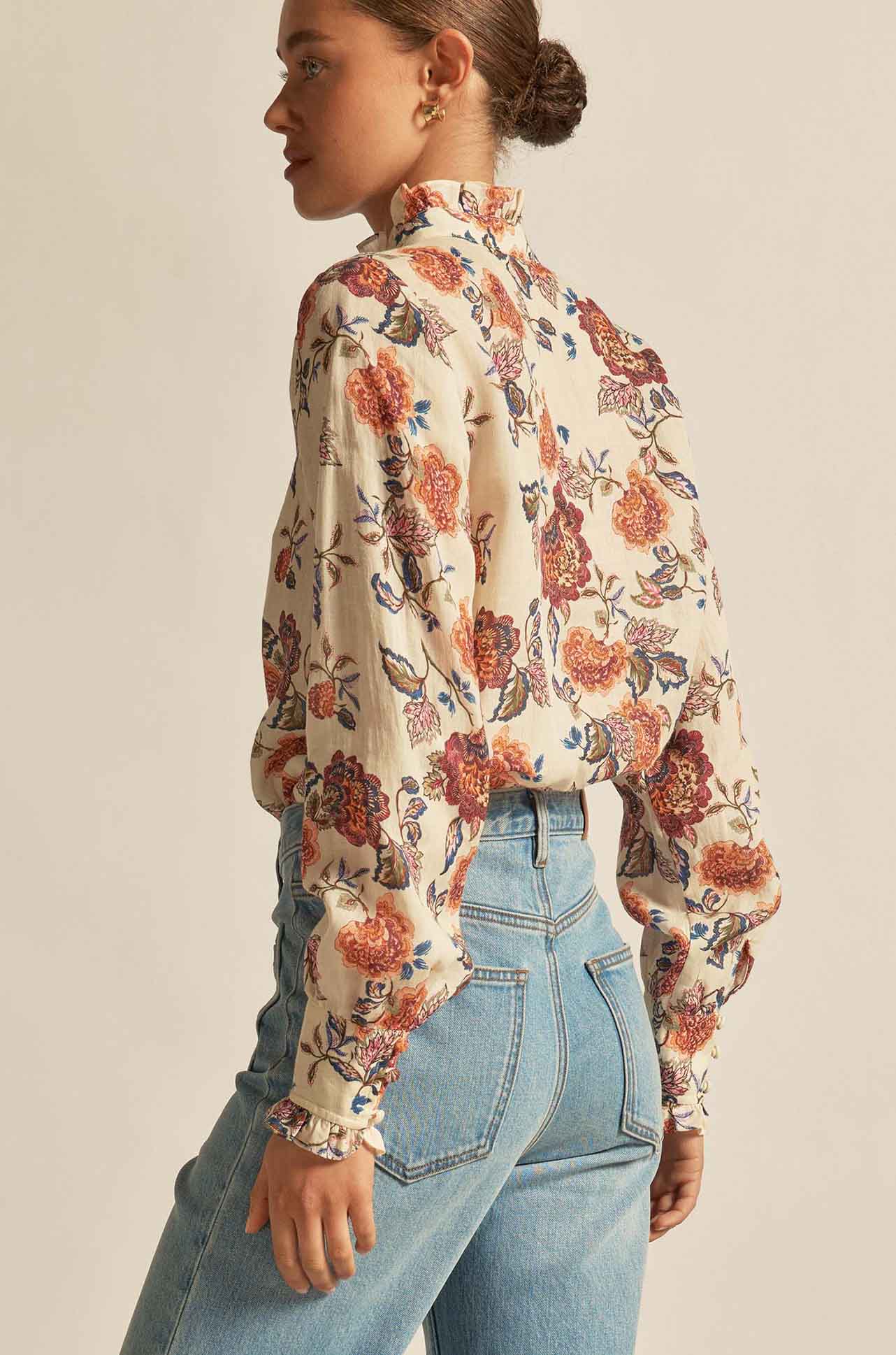 Zoe Kratzmann - stir top in heirloom bloom
