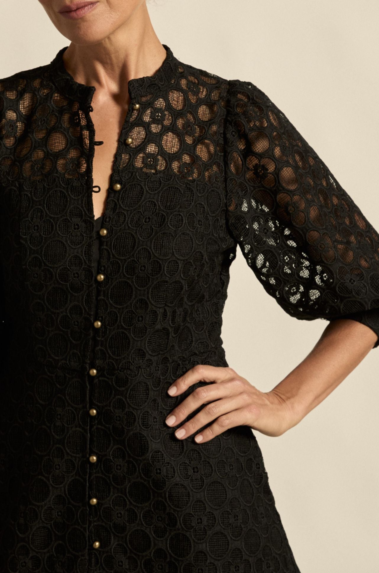 zoe kratzmann - succumb dress in black