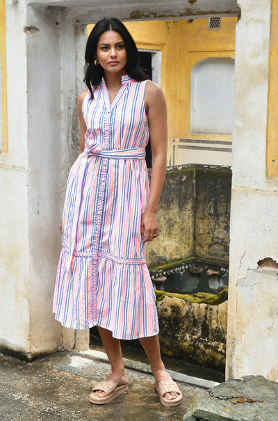 Azure and Indigo - Sunset Dress