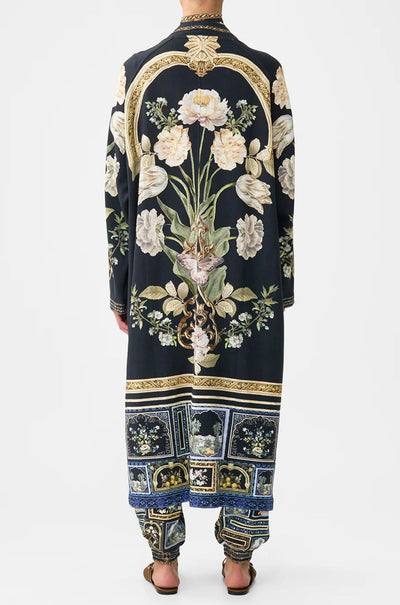 Camilla - Ottoman Elegance Sweat-Trench Coat