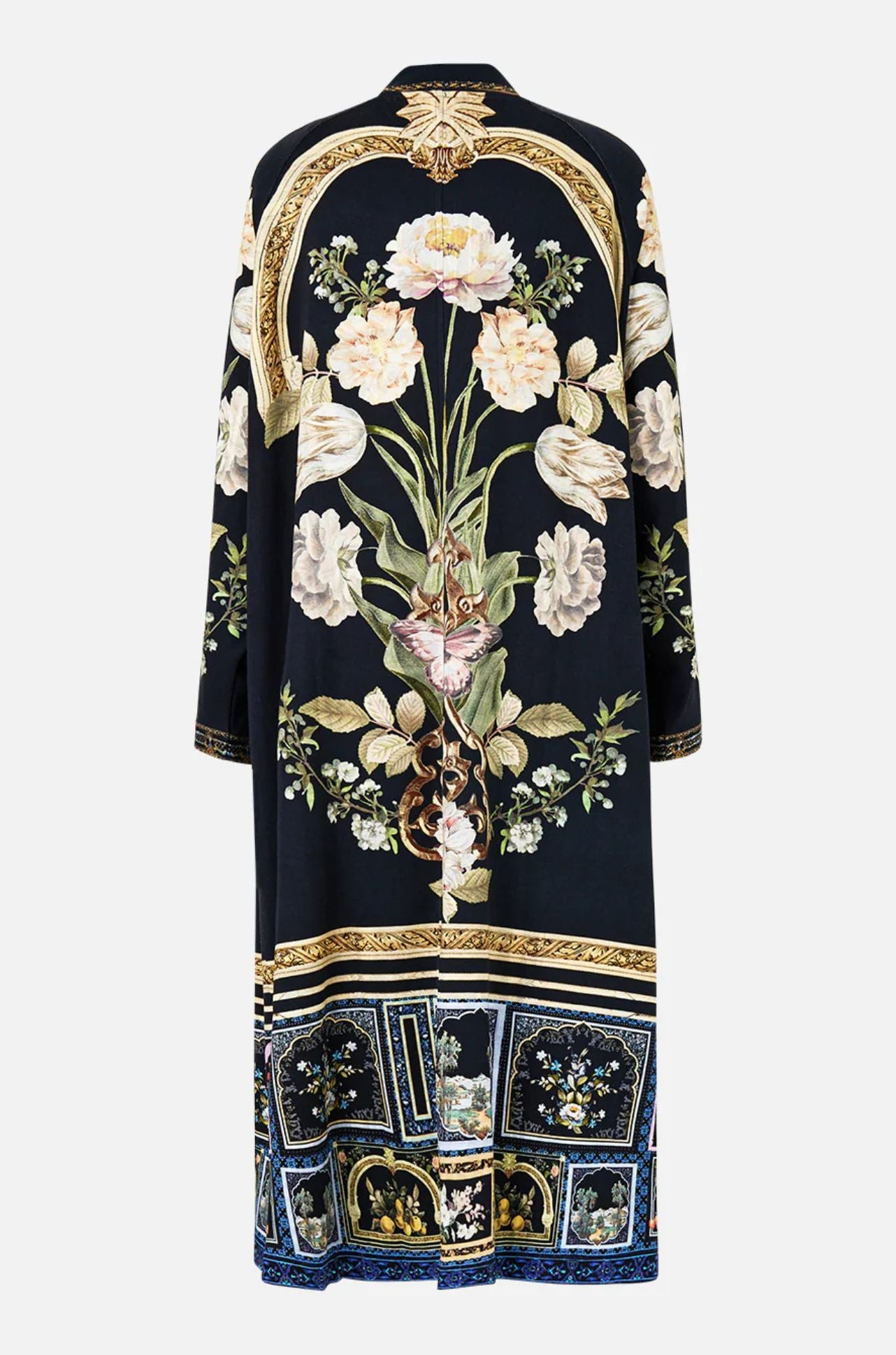 Camilla - Ottoman Elegance Sweat-Trench Coat