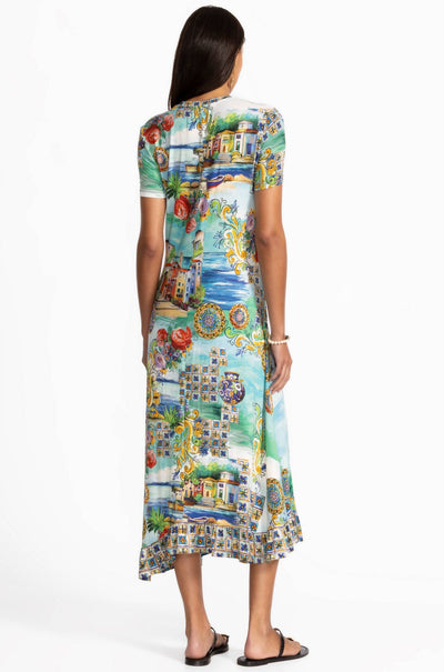 Johnny Was - The Janie Favorite Asymmetric Hem Short Sleeve Dress