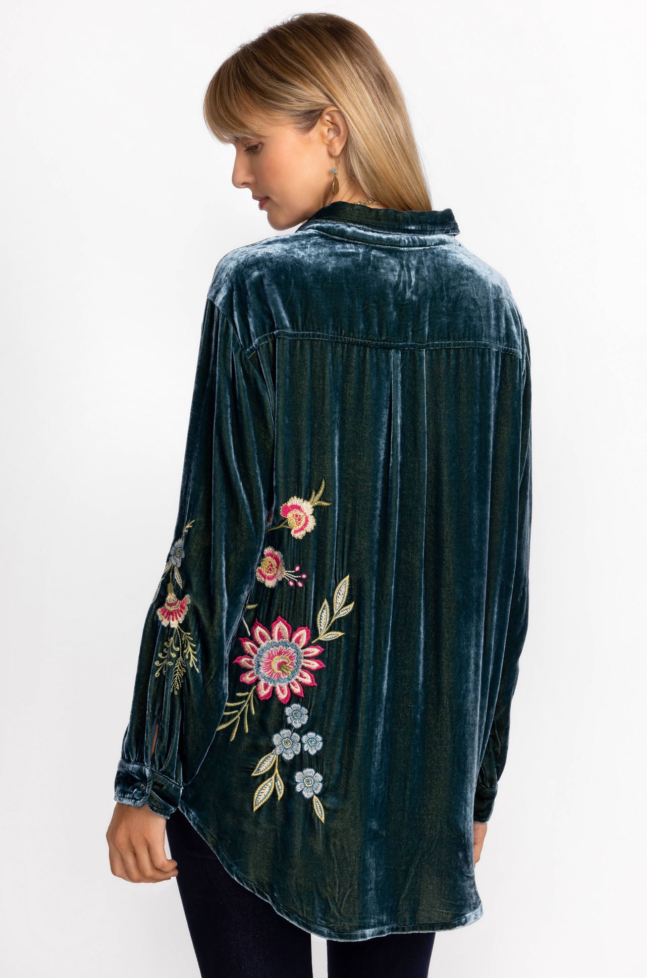 Johnny Was - Velvet Oversized Shirt